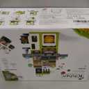 Kids Play Kitchen Set, Toddler Kitchen Playset with Sound & Light, Cooking Stove with Steam, Play Sink, Play Food Toy and Kitchen Accessories, Kitchen Toy for Kids Girls Boys (31.5 * 22 * 8.6in) (Green)