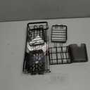Hanging Shower Caddy Bathroom Organizer: Rustproof Shower Shelf Racks Over Shower Head - No Drilling Inside Bath Shower Rack Shelves Over Showerhead for Shampoo with Soap Holder Black