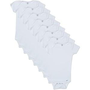 Gerber Unisex-Baby 7 pack Short Sleeve Onesies Bodysuits M