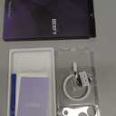 BERFY for iPhone 17 Pro Max Case for Women, Compatible with MagSafe, Clear Glitter Shockproof Protective Case, Anti-Yellowing, with Screen Protector & 3 Diamond Camera Lens Covers 6.9", Sparkle Clear