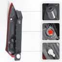 Huray Upper Tail Light for Honda CRV 2012-2014 OE Tail Lamp Replacement (Passenger Side (Right))