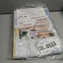 WTHYGB Office Chair Mat for Hardwood Floor Abstract Washable Desk Throw Rug for Rolling Chair Non-Slip Computer Chair Protector 36x60 (Blue Yellow)