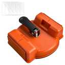 Floor Gap Fixer Tool, Dual-Side Striking Vacuum Suction Plank Gap Repair Kit with 5 Cut-to-Fit Sticky Pads, Quick Lock & Release for Fixer Laminate/Vinyl Flooring/Engineered Wood, 4.6-inch