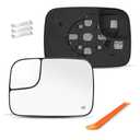 5161010AA Compatible with 2005 2006 2007 2008 2009 Dodge Ram 1500 2500 3500 Driver Side Mirror, Left Side Mirrors Replacement Glass with 4-Pin Heating Socket