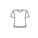 T Shirts Wavy Sleeves Summer Crew Neck Short Sleeve Tops Casual Fashion Plain T Shirt for Women's, Size XL