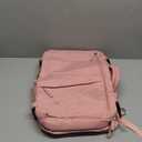 Hanples Carry on Travel Backpack for Women, Large 40L Personal Item Luggage Backpack,17inch Laptop Backpack TSA Flight Approved, Travel Essentials Casual Daypack with 2 Toiletry Bags (Pink)