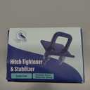 Trailer Hitch Anti Rattle Tightener for 1.25" and 2" | Carbon Steel, Anti Rattle Hitch Tightener 2 inch with Silencer Pad | Trailer Hitch Accessories Clamp & Stabilizer Rack | Safe Transporting (Black)