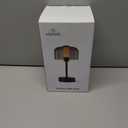 Black Rechargeable Cordless Table Lamp,Portable Modern LED Night Light,Battery Operated Lamp,3 Color Stepless Dimming Up,for Restaurant/Bedroom/Bars/Outdoor Party/Camping/Coffee Shop