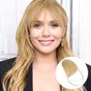 BOGSEA Clip in Bangs 100% Human Hair Bangs with Temples Bangs Hairpieces for Women Clip in Fake Bangs for Daily Wear ((16#), Wispy Bangs)