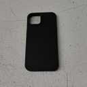 TENOC Phone Case Compatible with iPhone 13 & iPhone 14, Black Case Anti-Fingerprint Protective Bumper Matte Cover for 6.1 Inch