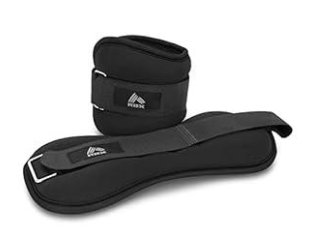 RBX 1LB Ankle & Wrist Weights for Women and Men - Velcro Straps Made for Jogging, Walking, Resistance Training, and Physical Therapy (Set of 2) - Soft Touch Material