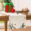 Cute Christmas Table Runner Winter Merry Christmas Decorations Indoor, 13 x 72 inches