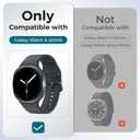 Goton Rugged Band for Samsung Galaxy Watch 8 Ultra Case with Band & Screen Protector for Galaxy Watch 8 Ultra Soft Strap with Rugged Protective Cover for Men - Black
