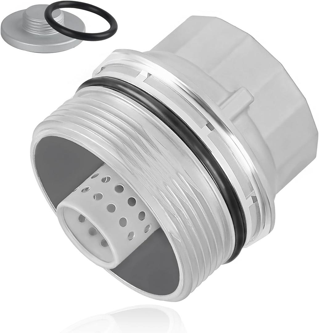 Oil Filter Housing Cap Assembly with Oil Plug Compatible with Toyota Vehicle Avalon Camry Highlander RAV4 2013-2016, Corolla Matrix Prius Sienna 2013-2014 Tacoma Replaces# 15620-40030, 1562040030