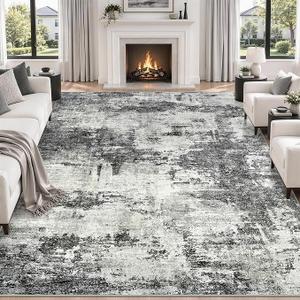 8x10 Area Rugs for Living Room Abstract Washable Black Rug
With Anti-Slip Backing，Non-Shedding，Stain-Resistant，Soft Modern Large Carpet for Bedroom Dining Room Farmhouse Nursery
Visit the Tosuoka Store