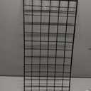PATIKIL 24"x12" Wire Grid Panel, 2 Pack Wall Grid Decorative Panels Board Photo Pictures Display Decor Hanging Organizer for Home Office, Black
