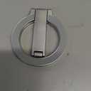 Double Magnetic Phone Grip Holder for MagSafe, Portable Phone Stand for Gym Removable Magnetic Ring Kickstand for iPhone 17 16e 16 15 14 13 12 Pro Max Series MagSafe Case, Attach to Any Iron Surface