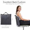 Waterproof Patio Table Cover for 6-Seat Dining Set Bag Dark Grey