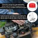 2 x 4pcs Carburetor Main Jet 592792, for Briggs & Stratton Engine with 4pcs 594281 Primer Bulbs Jet-Main Replacement for Garden Lawn Mower Equipment Small Engine Parts