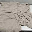 GoodtoU Dining Room Chair Covers, Stretch Kitchen Chair Covers Set of 2, Washable Removable Chair Seat Protector for Home & Hotel, Taupe