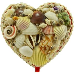 Seashell Women Jewelry Box - Heart Shaped 5x5"