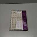 jinchan Linen Valance Curtain Striped Small Window Curtain Double Layer Light Filtering Modern Farmhouse Valance for Kitchen Living Room Bedroom 18 Inch Rod Pocket 1 Panel Green on Beige