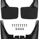 A-Premium Set of 4PCS Mud Flaps Splash Guards Mudguards Mudflaps Compatible with Cadillac Escalade, 2007-2014, with Hardware Kits Accessory, Sport Utility, Front LH RH and Rear LH RH