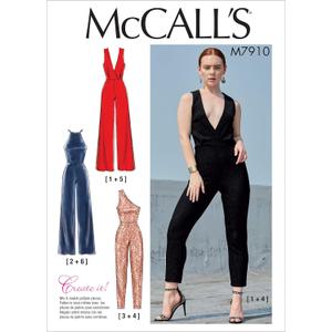 McCall Pattern Company McCall's Create It Women's Special Occasion Jumpsuit, Sizes 14-22 Sewing Pattern McCall Pattern Company McCall's Create It Women's Special Occasion Jumpsuit, Sizes 14-22 Sewing Pattern