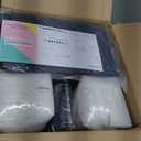 AAAAAcessories Outdoor Deep Seat Cushions, Waterproof, Fade-Resistant Patio Furniture Replacement Cushions, 24" x 24" x 5", Set of 2, Navy Blue (24x24-19'' Mid Back-2 Count)