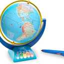 Educational Insights GeoSafari Talking Globe Featuring Bindi Irwin - Interactive Globe for Children, World Map for Kids, Classroom Geography Resources, Boys and Girls Ages 4+