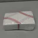 Kochorie 96 Pieces Baseball Napkins 7.8 x 4.3 Inches Paper Baseball Party Decorations Disposable Baseball Themed Party Supplies Baseball Pattern Cocktail Napkins for Baseball Party Sports Birthday