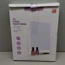 HIEEY Lighted Makeup Mirror, Hollywood Vanity Mirror with Lights, Three Color Lighting Modes, and 5X Magnification Mirror, Smart Touch Control, 360Rotation (17.3in,White,Gift Box)