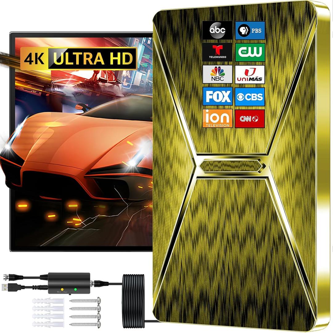 TV Antenna, 1000+Range HD Digital TV