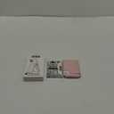 isee Magnetic Card Holder Wallet with MagSafe, Adjustable Stand for iPhone 16/15/14/13/12 Series Holds 5 Cards (Light Pink)