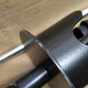 Dog Stakes for Outside Hold up to 250Lbs Dogs Heavy Duty Tie Out Tether Leash Chain for Yard Outdoor Camping Screw in Ground Anchor Set 13 inch Black