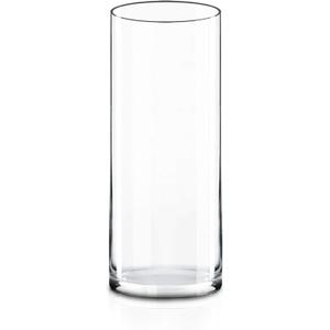 CYS EXCEL Cylinder Clear Glass Vase (H-16" D-6") | Multiple Size Choices Glass Flower Vase Centerpieces | Hurricane Floating Candle Holder Vase