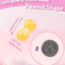 2 x 3000 Pcs Glass Peanut Beads Kit, Farfalle Glass Beads for Jewelry Making, Friendship Bracelet Making Kit with Letters, Spacers,Pearls/String, Jewelry Crafting Supplies