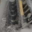 PAMO Cable Management Under Desk for Easy mounting Under-Table I Set of 2 - with 10X Cable Ties I Desk Organizer for Office/Home Office Table Thoughtful Cable Tray Holder (Black)