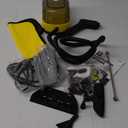 Steam Cleaner,15s Heat-Up,1.6L Tank,3-Level Adjustable Handle,2500W Steamer for Cleaning,Portable Steamer for Cleaning with 16PCS Accessories,Steam Cleaner for Home,Car,Dirt,Grease,Grout,Tile,Couch (Yellow)