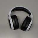 Ozeino 2.4GHz Wireless Gaming Headset for PC, Ps5, Ps4 - Lossless Audio USB & Type-C Ultra Stable Gaming Headphones with Flip Microphone, 40-Hr Battery Gamer Headset for Switch, Laptop, Mobile, Mac (Black and White)