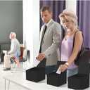 24 Pcs Black Raffle Boxes, 6.5 x 4.5 x 4.5 Inch Ballot Boxes with Slot for Ticket, Professional Style Storage Boxes for Collecting Business Cards, Voting Contest, Charity Box