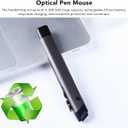 Serounder Bluetooth Optical Pen Mouse - 2.4G 1200 DPI, 4 Buttons, Ergonomic Mini for Laptops/Pads