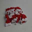 jollylife 38Ct Christmas Santa Hats Silverware Holders - Xmas Party Dinner Table Dinnerware Decorations Supplies Flatware Decor
