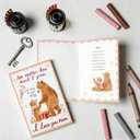 2 x For Mom or Mother-in-Law From Family Cute Animal Illustration Mother's Day Card Sentimental Keepsake Gift