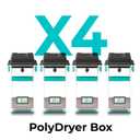 Polymaker Polydryer Filament Storage Box for 1kg PA Nylon PLA PETG, 4-Pack