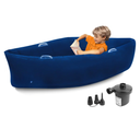 Inflatable Sensory Chair for Kids, Sensory Toys for Autistic Children,60 inches Comfy Chair Sensory Pea pod with Pump - ADHD Chair Provide Sensory Input & Therapeutic Compression - Blue