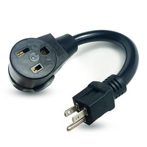 Welding 15A to 50A Adapter Cord 5-15 Male Plug to Welding 6-50 Female Receptacle 12inch