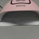 JODSONE U V LED Nail Lamp with Gloves Kit, Nail Dryer for Gel Nails Professional for Home and Salon (M5m-light Pink)