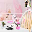 Mqiielle Wedding Unity Sand Ceremony Kit Include Moon Stand Love Bottle Cork 2 Ceremonial Vases with Flower Garlands Wedding Sand for Weddings Bridal Parties Valentine's Day