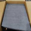 HONBAY Modular Sectional Sleeper Sofa with Pull Out Bed, Chenille L Shaped Couch with Storage Seats, Convertible Sectional Couches for Living Room, Warm Grey